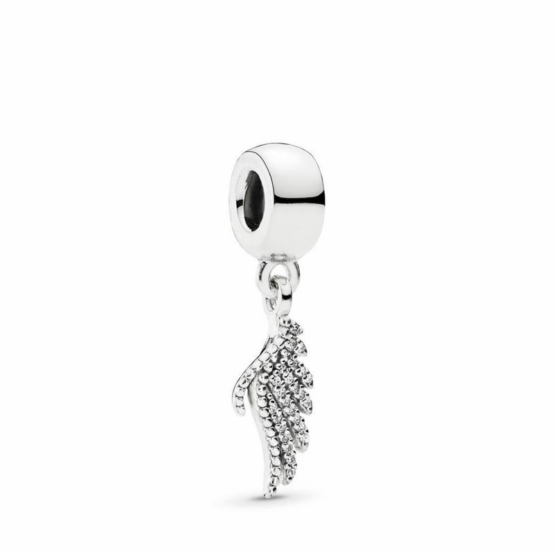 Pandora Majestic Feather Dangle Charm Sale NZ, Sterling Silver (052819-BIJ)